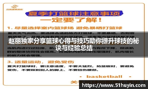 赵丽独家分享篮球心得与技巧助你提升球技的秘诀与经验总结